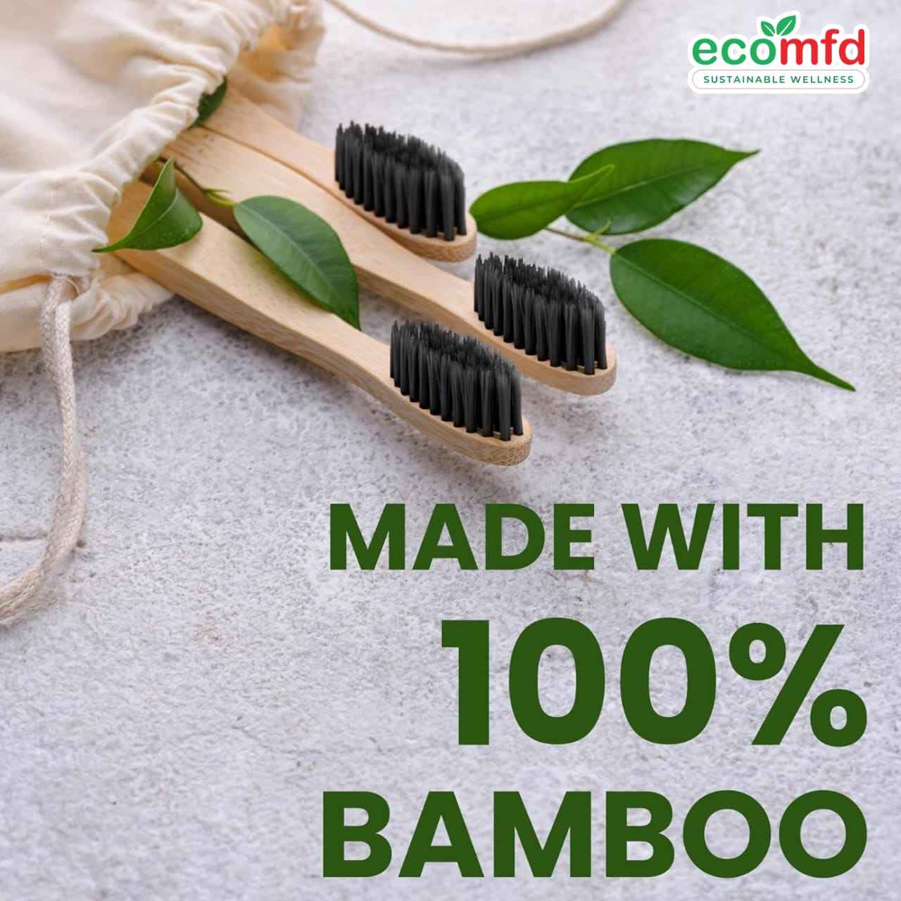 Bamboo ToothBrush Set of 6