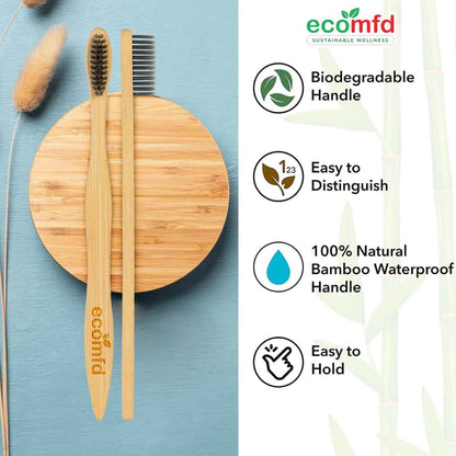 Bamboo ToothBrush Set of 6