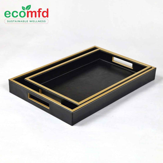 Wooden Big & Small Box-Shaped Tray