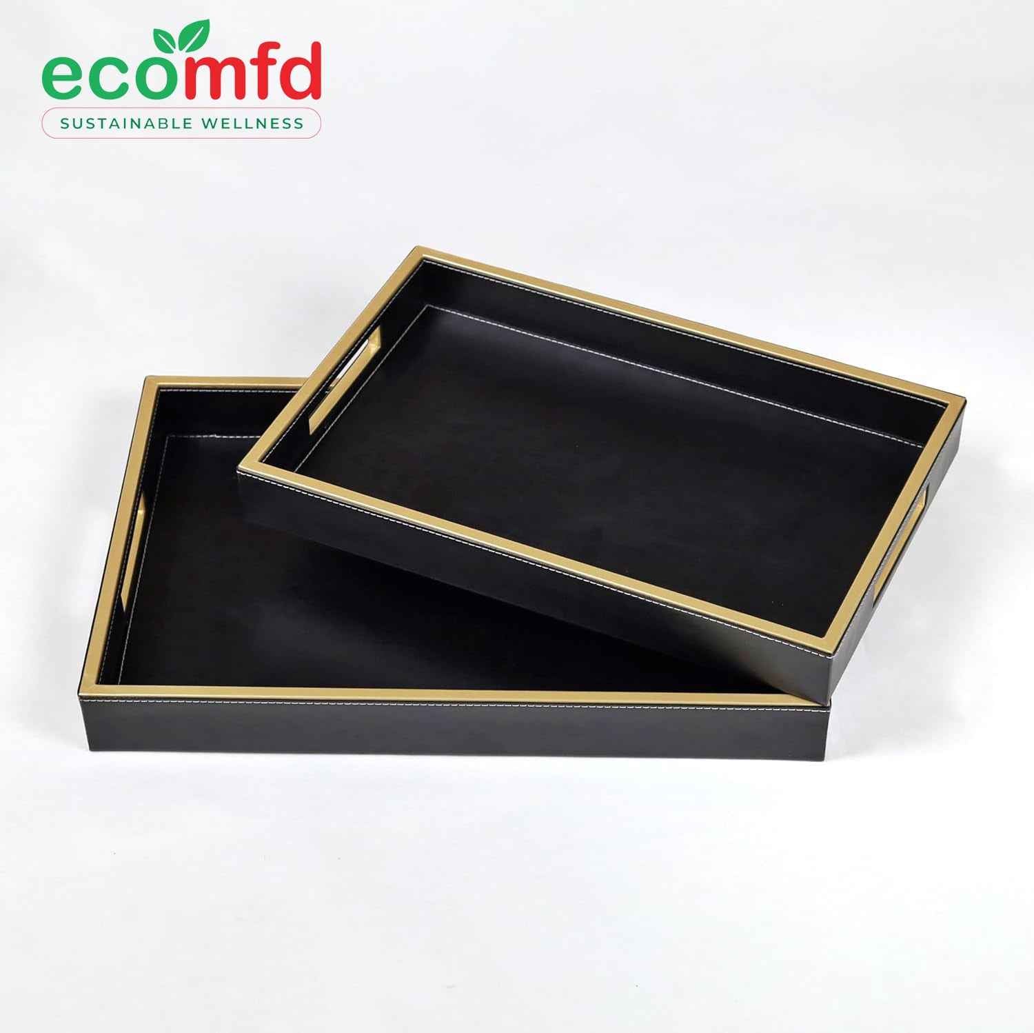 Wooden Big & Small Box-Shaped Tray