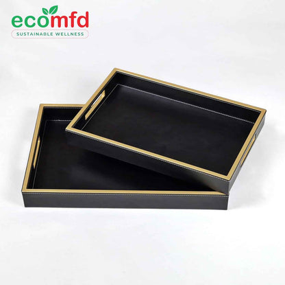 Wooden Big & Small Box-Shaped Tray