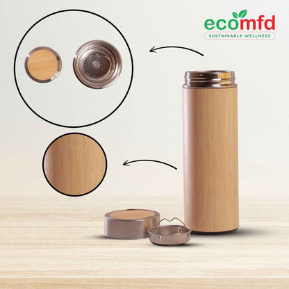 Bamboo Bottle and Mug Combo Pack