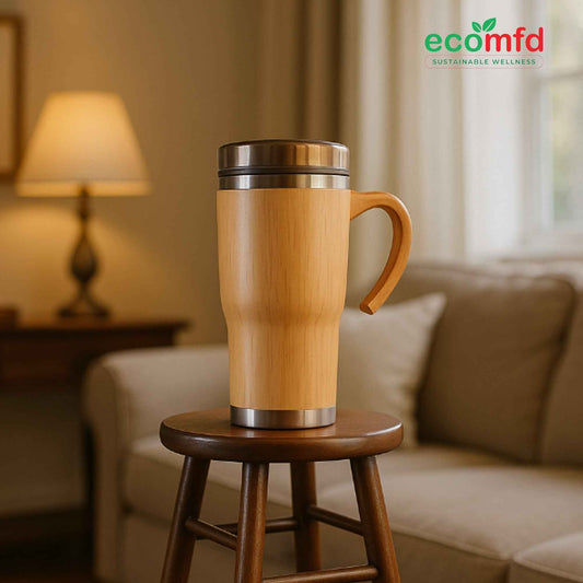 Bamboo Tumbler With Handle
